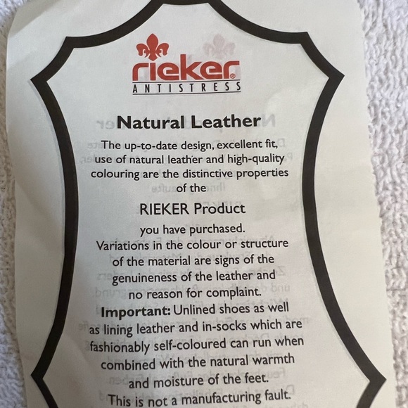 🌸🌸NIB Mult-colored Leather Rieker Sandals 🌸🌸 - Picture 9 of 10